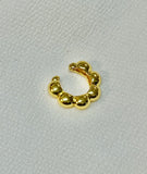 Broche para oreja en baño de chapa de oro, estilo Ear clasp