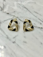 Aretes pegados combinados